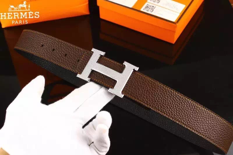 Super Perfect Quality Hermes Belts(100% Genuine Leather,Reversible Steel Buckle)-799