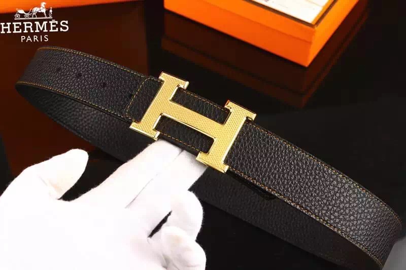 Super Perfect Quality Hermes Belts(100% Genuine Leather,Reversible Steel Buckle)-802