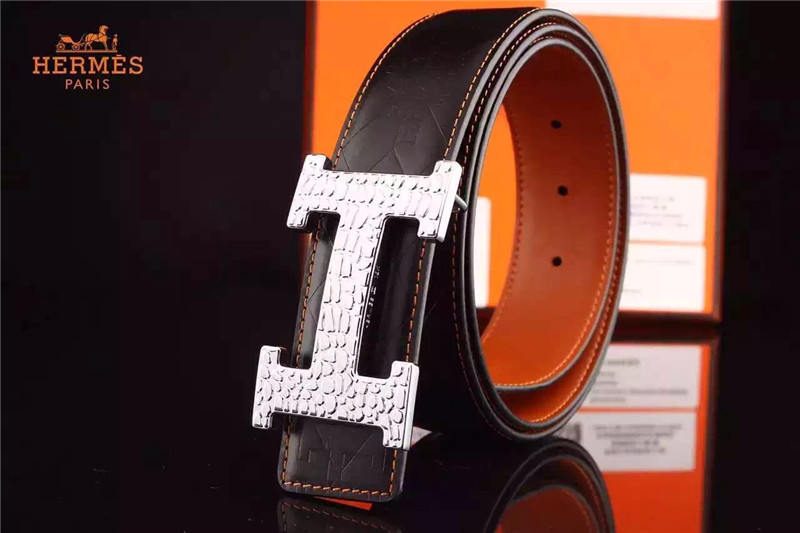 Super Perfect Quality Hermes Belts(100% Genuine Leather,Reversible Steel Buckle)-850