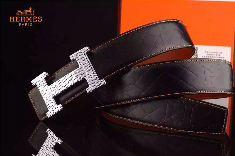 Super Perfect Quality Hermes Belts(100% Genuine Leather,Reversible Steel Buckle)-851