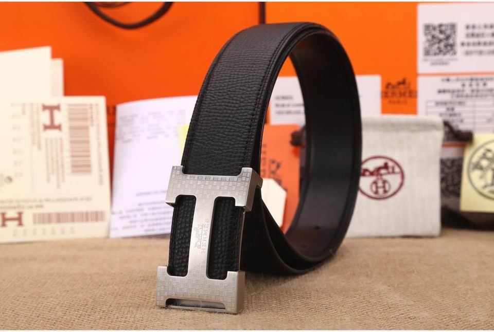 Super Perfect Quality Hermes Belts(100% Genuine Leather,Reversible Steel Buckle)-866
