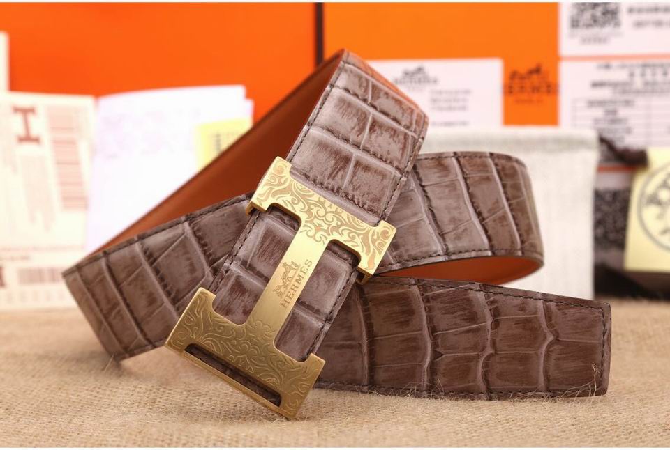 Super Perfect Quality Hermes Belts(100% Genuine Leather,Reversible Steel Buckle)-876