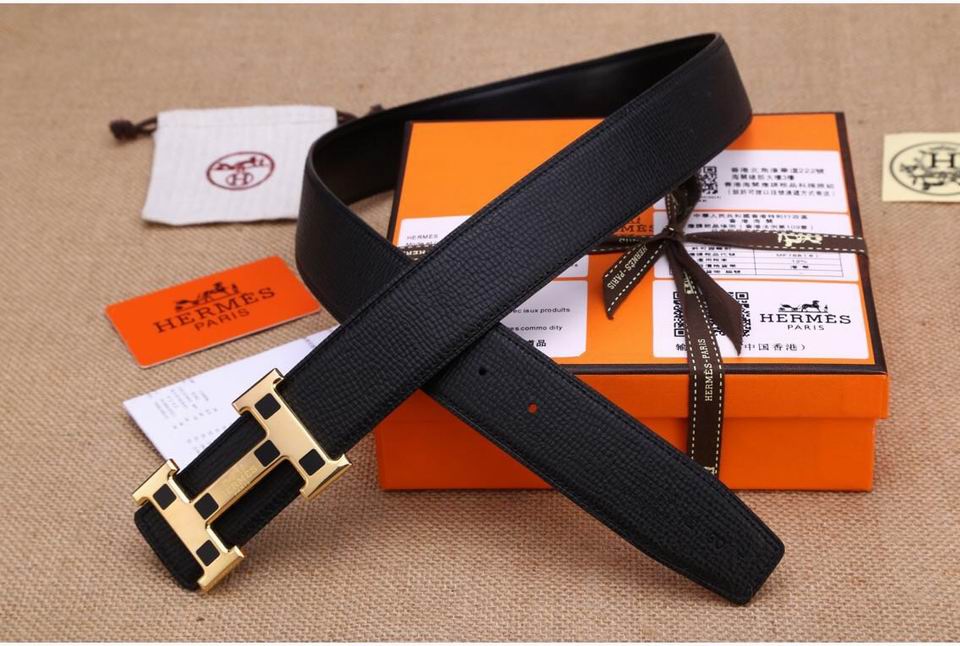Super Perfect Quality Hermes Belts(100% Genuine Leather,Reversible Steel Buckle)-889