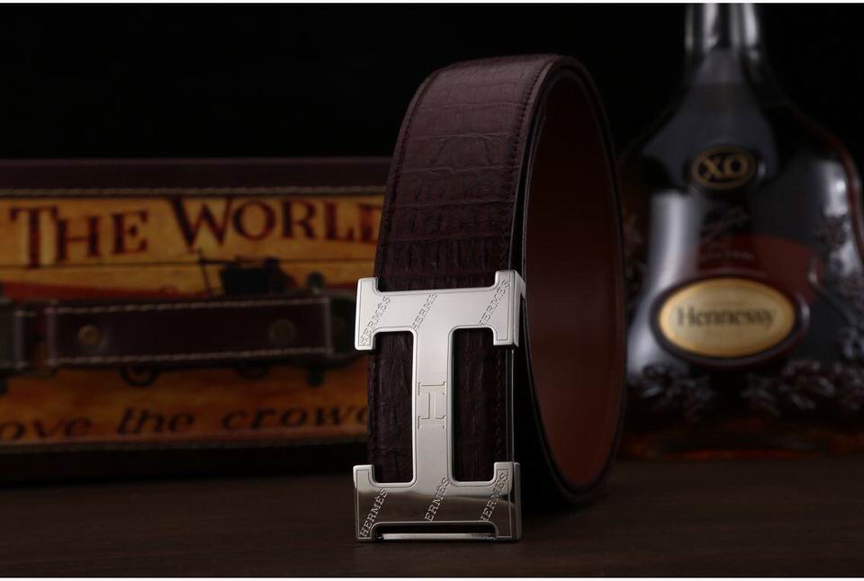 Super Perfect Quality Hermes Belts(100% Genuine Leather,Reversible Steel Buckle)-905