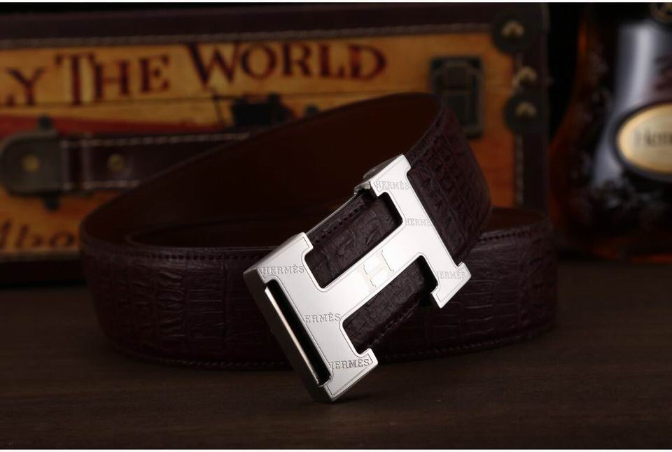 Super Perfect Quality Hermes Belts(100% Genuine Leather,Reversible Steel Buckle)-906