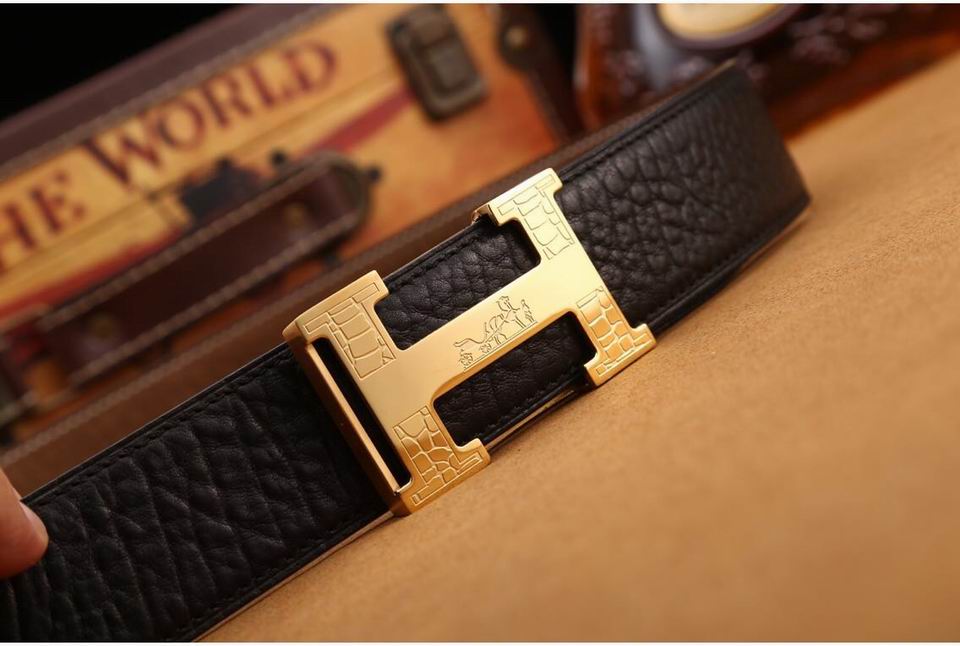 Super Perfect Quality Hermes Belts(100% Genuine Leather,Reversible Steel Buckle)-910