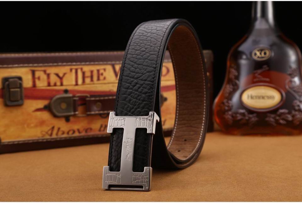 Super Perfect Quality Hermes Belts(100% Genuine Leather,Reversible Steel Buckle)-911
