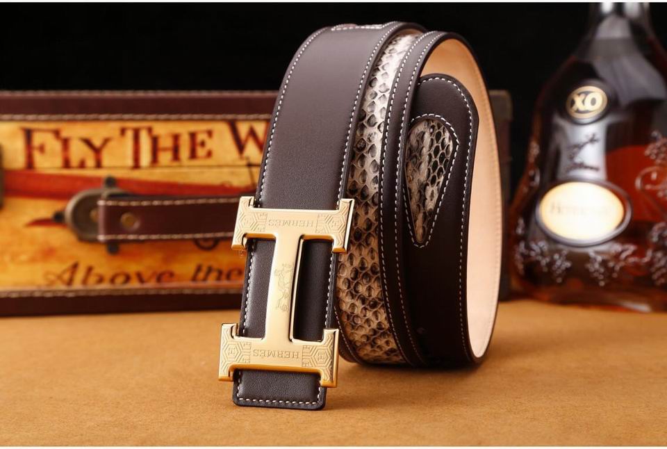 Super Perfect Quality Hermes Belts(100% Genuine Leather,Reversible Steel Buckle)-929