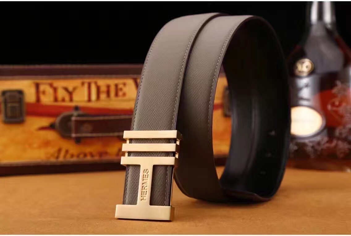 Super Perfect Quality Hermes Belts(100% Genuine Leather,Reversible Steel Buckle)-950