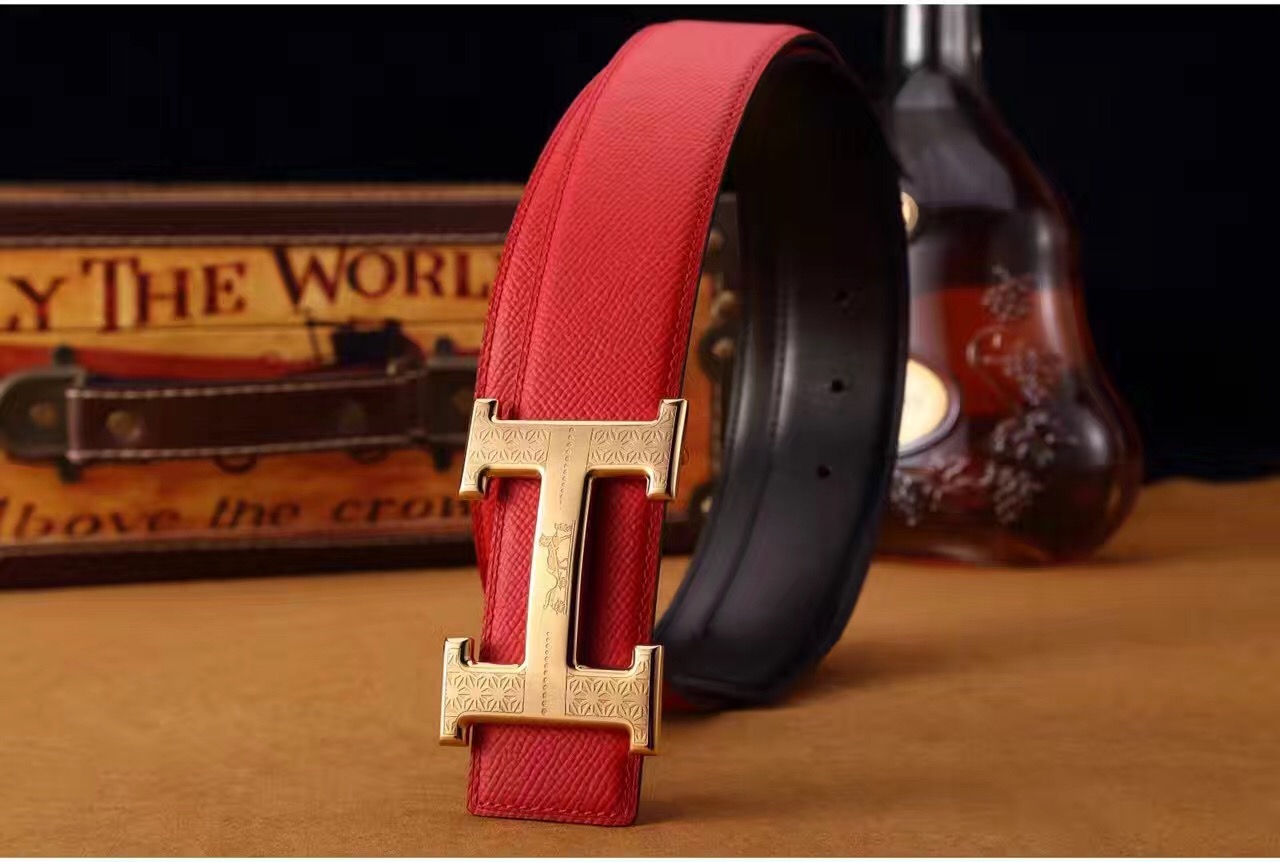 Super Perfect Quality Hermes Belts(100% Genuine Leather,Reversible Steel Buckle)-977