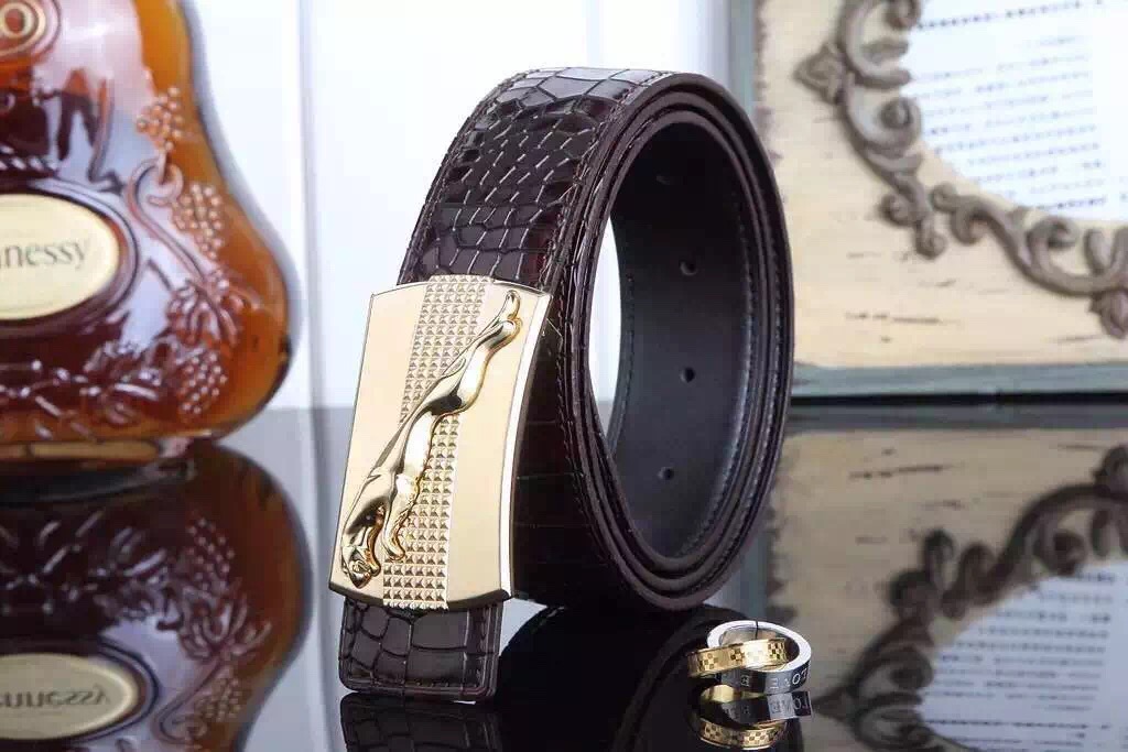 Super Perfect Quality Jaguar Belts(100% Genuine Leather,steel Buckle)-004