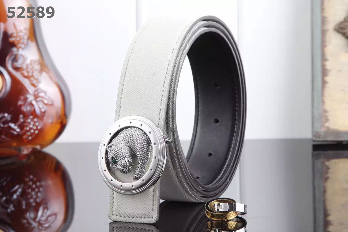 Super Perfect Quality Jaguar Belts(100% Genuine Leather,steel Buckle)-010