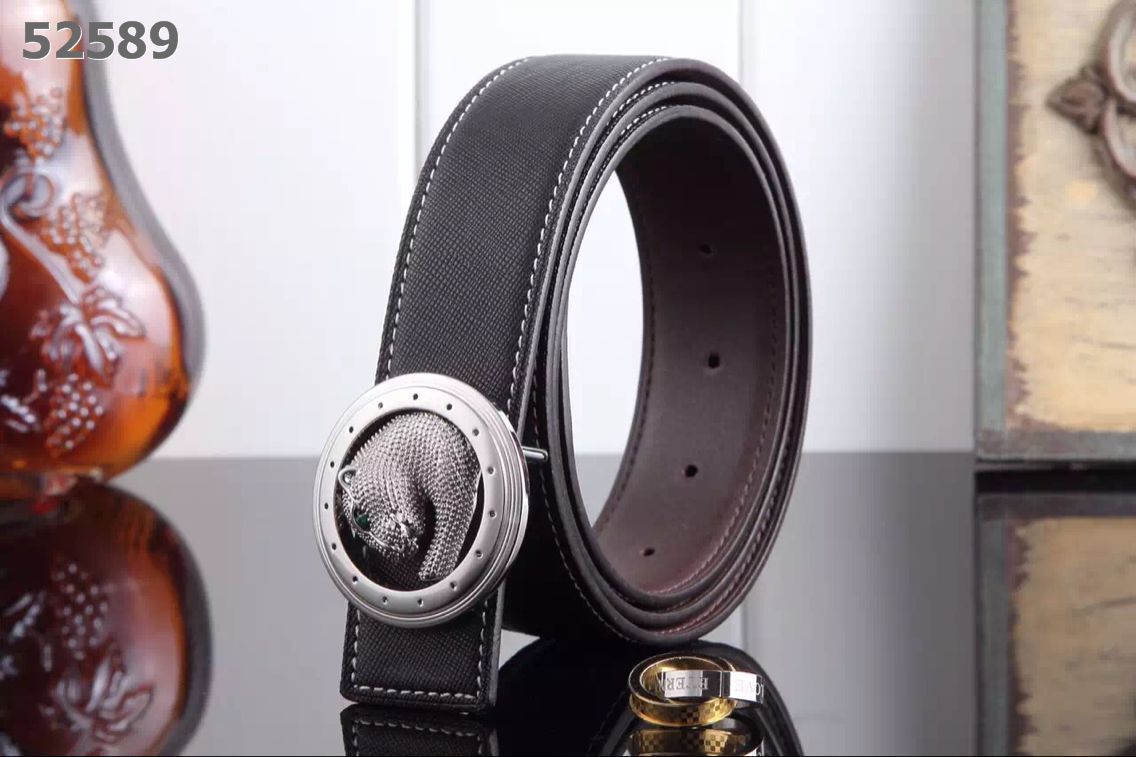 Super Perfect Quality Jaguar Belts(100% Genuine Leather,steel Buckle)-012