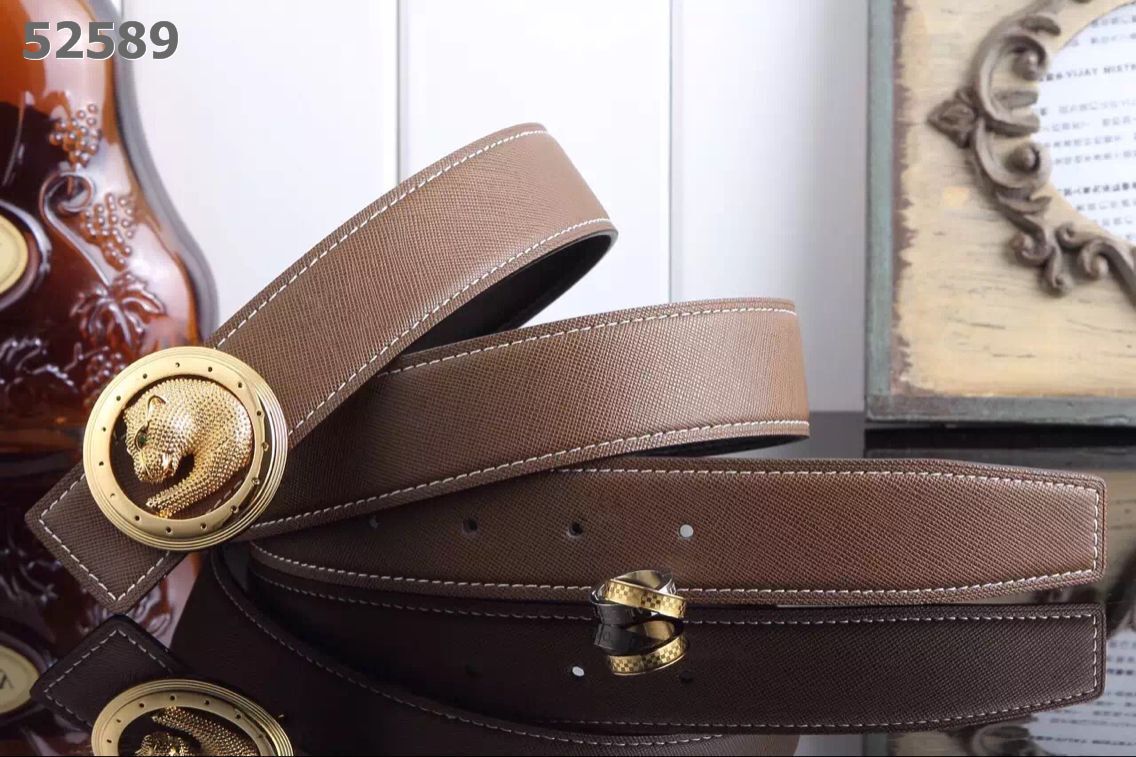 Super Perfect Quality Jaguar Belts(100% Genuine Leather,steel Buckle)-014