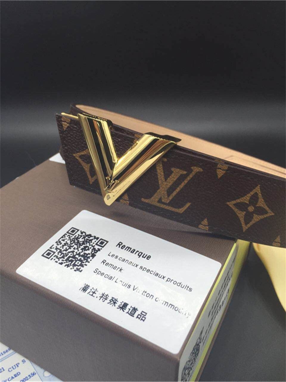 Super Perfect Quality LV Belts(100% Genuine Leather,Steel Buckle)-1115