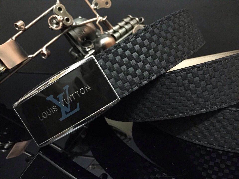 Super Perfect Quality LV Belts(100% Genuine Leather,Steel Buckle)-1119