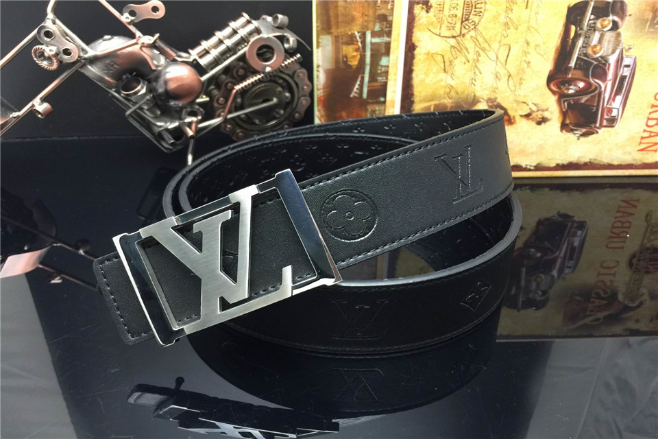 Super Perfect Quality LV Belts(100% Genuine Leather,Steel Buckle)-1124