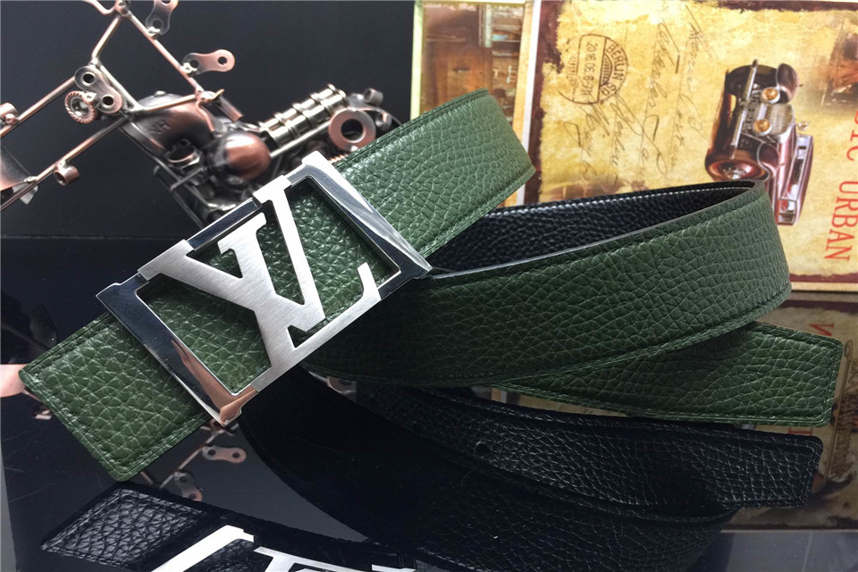 Super Perfect Quality LV Belts(100% Genuine Leather,Steel Buckle)-1133