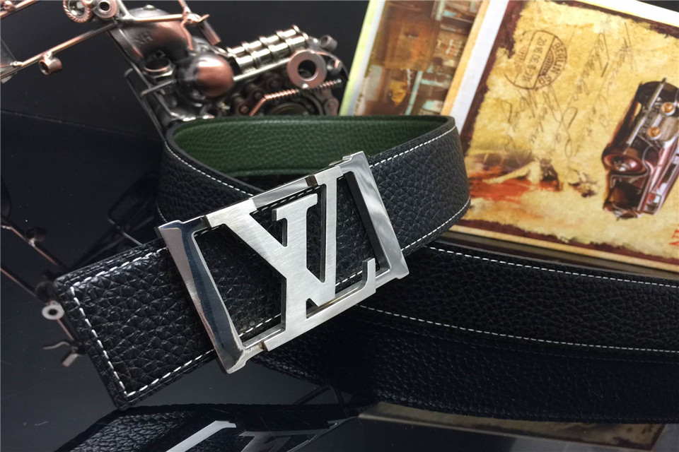 Super Perfect Quality LV Belts(100% Genuine Leather,Steel Buckle)-1134