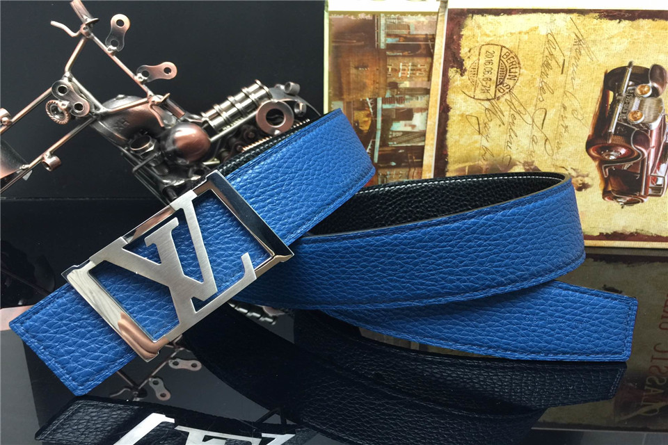 Super Perfect Quality LV Belts(100% Genuine Leather,Steel Buckle)-1139