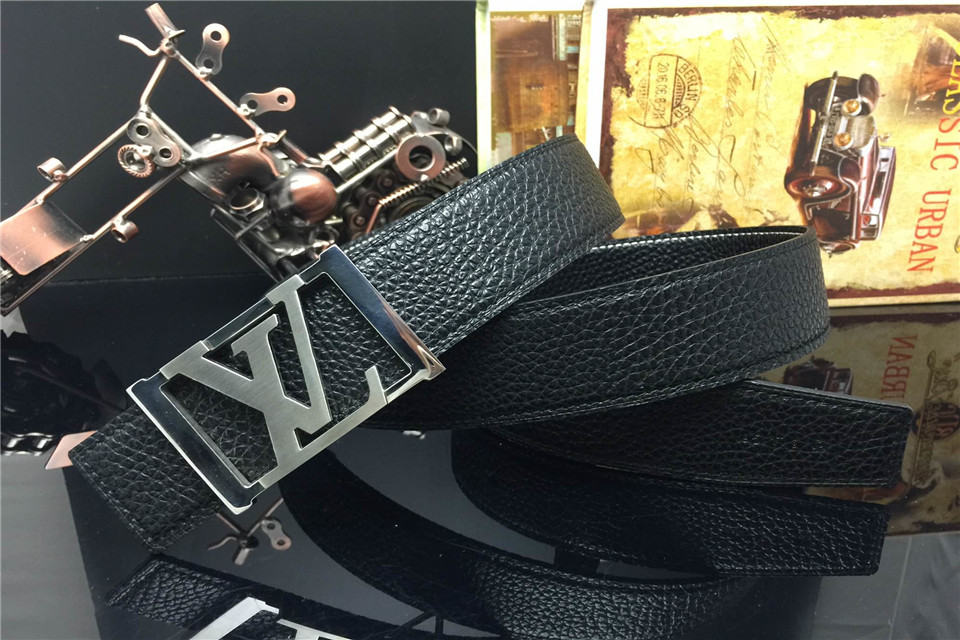 Super Perfect Quality LV Belts(100% Genuine Leather,Steel Buckle)-1144