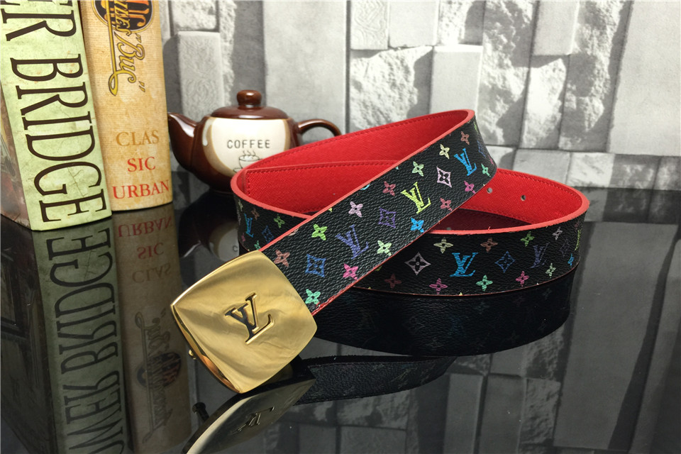 Super Perfect Quality LV Belts(100% Genuine Leather,Steel Buckle)-1146