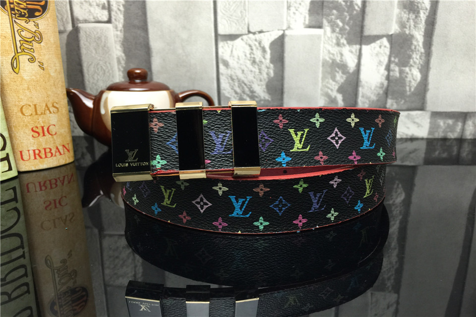 Super Perfect Quality LV Belts(100% Genuine Leather,Steel Buckle)-1152