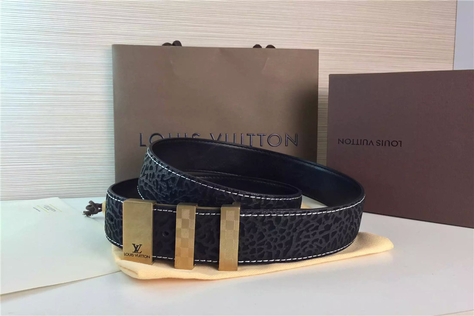 Super Perfect Quality LV Belts(100% Genuine Leather,Steel Buckle)-1183