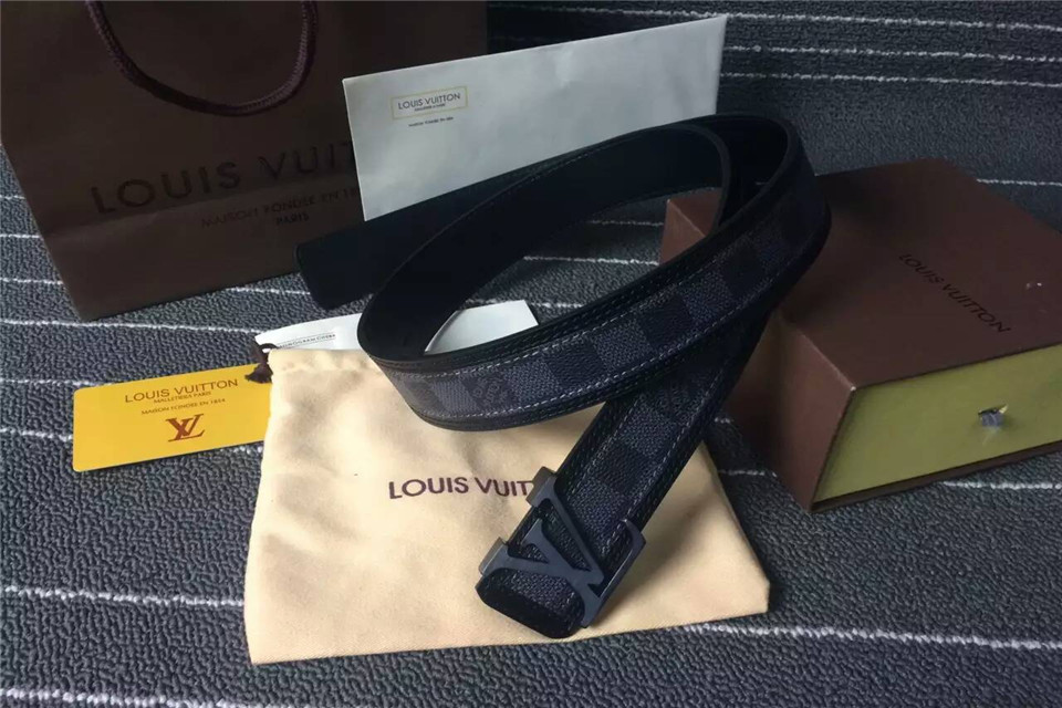 Super Perfect Quality LV Belts(100% Genuine Leather,Steel Buckle)-1191