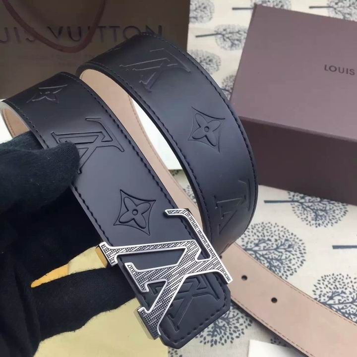 Super Perfect Quality LV Belts(100% Genuine Leather,Steel Buckle)-1233