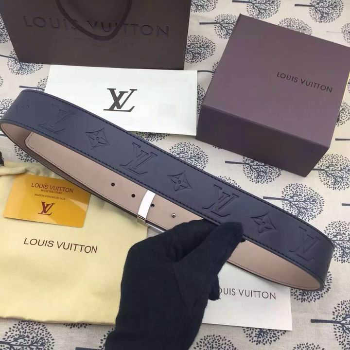 Super Perfect Quality LV Belts(100% Genuine Leather,Steel Buckle)-1234