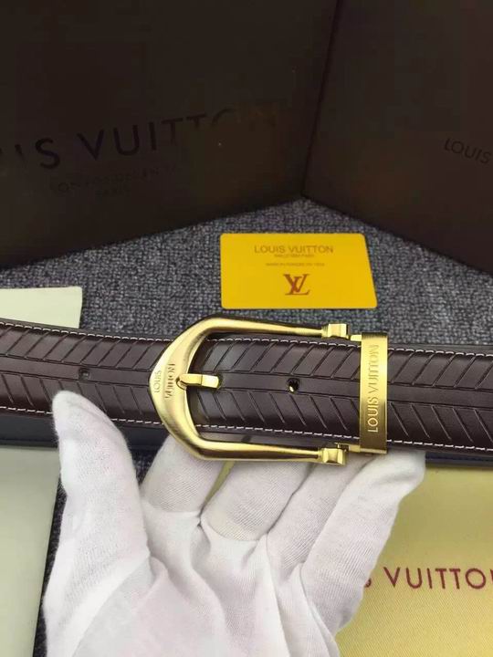 Super Perfect Quality LV Belts(100% Genuine Leather,Steel Buckle)-1251