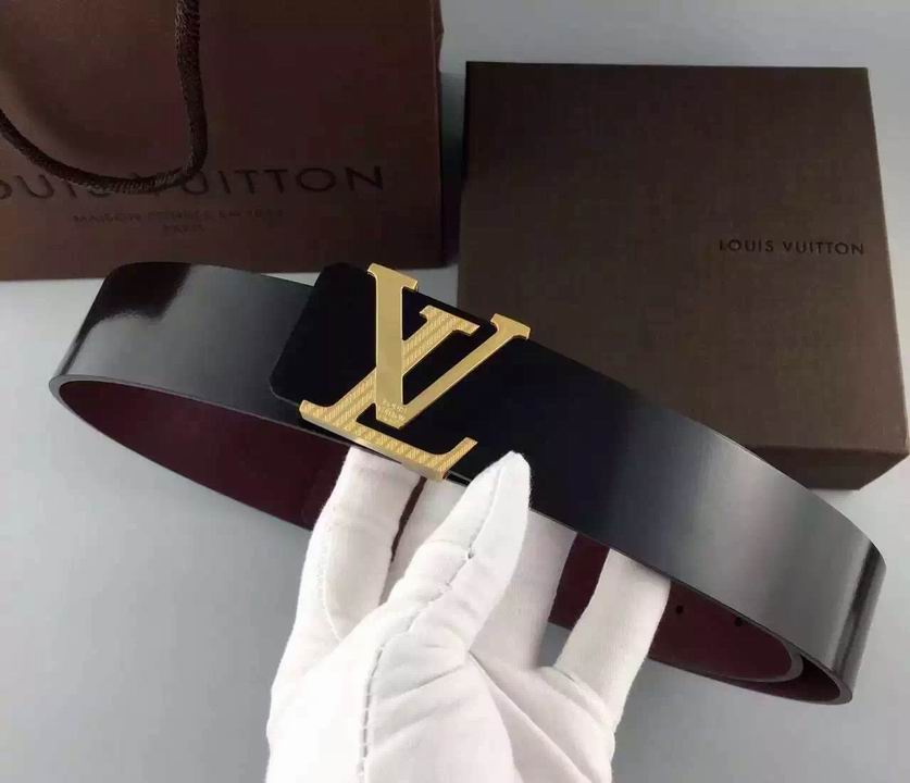 Super Perfect Quality LV Belts(100% Genuine Leather,Steel Buckle)-1260