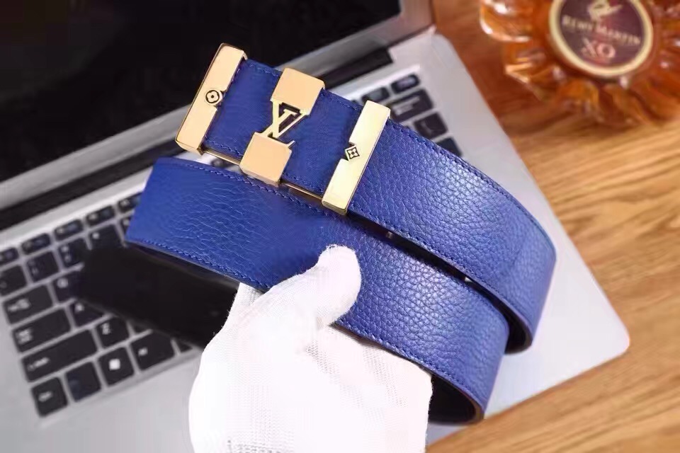 Super Perfect Quality LV Belts(100% Genuine Leather,Steel Buckle)-1313
