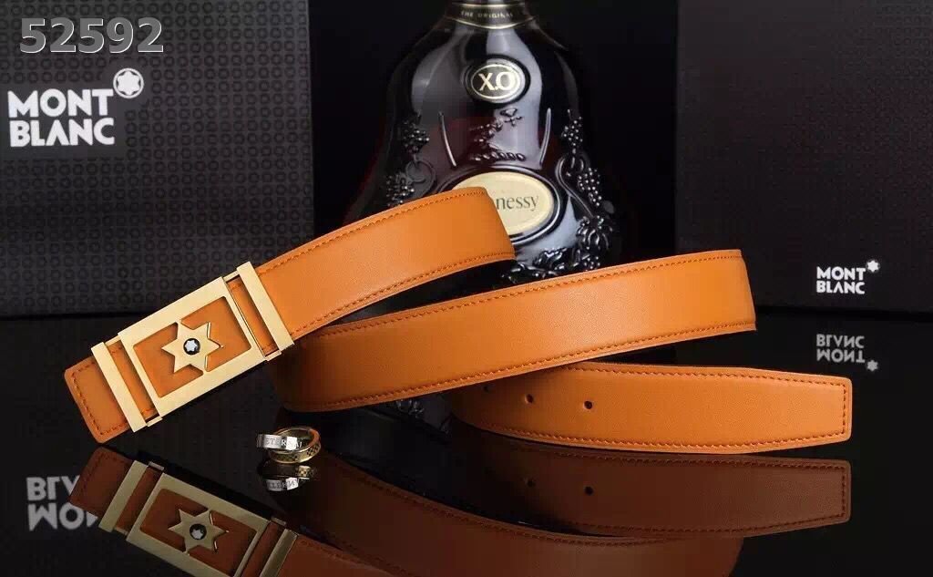 Super Perfect Quality MontBlanc Belts(100% Genuine Leather,steel Buckle)-011
