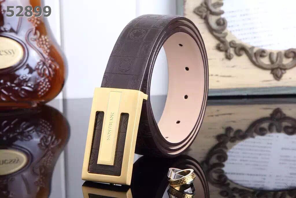 Super Perfect Quality MontBlanc Belts(100% Genuine Leather,steel Buckle)-019