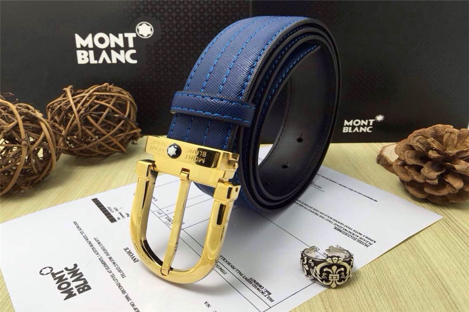 Super Perfect Quality MontBlanc Belts(100% Genuine Leather,steel Buckle)-041