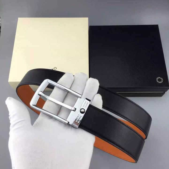 Super Perfect Quality MontBlanc Belts(100% Genuine Leather,steel Buckle)-047