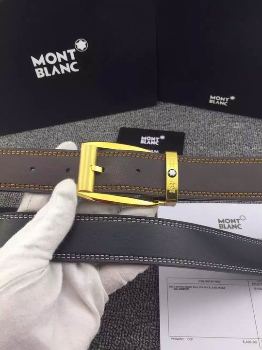 Super Perfect Quality MontBlanc Belts(100% Genuine Leather,steel Buckle)-054