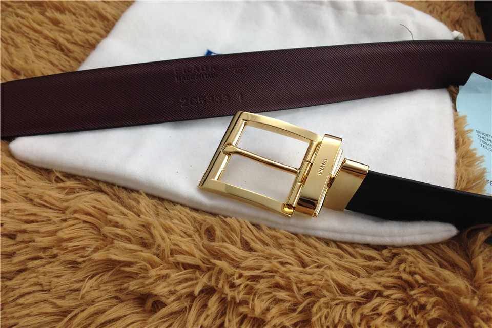 Super Perfect Quality Pada Belts(100% Genuine Leather,steel buckle)-018