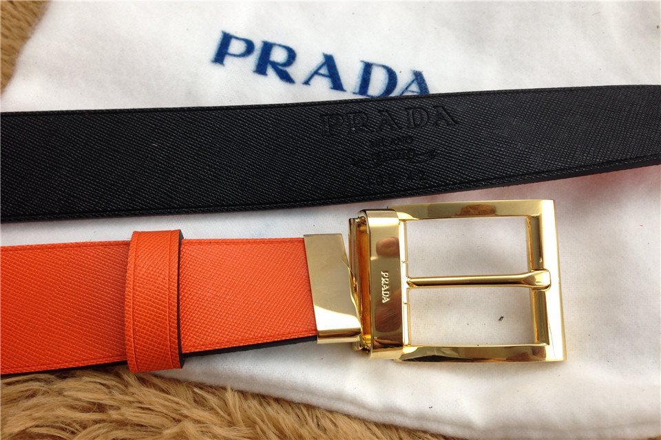 Super Perfect Quality Pada Belts(100% Genuine Leather,steel buckle)-030