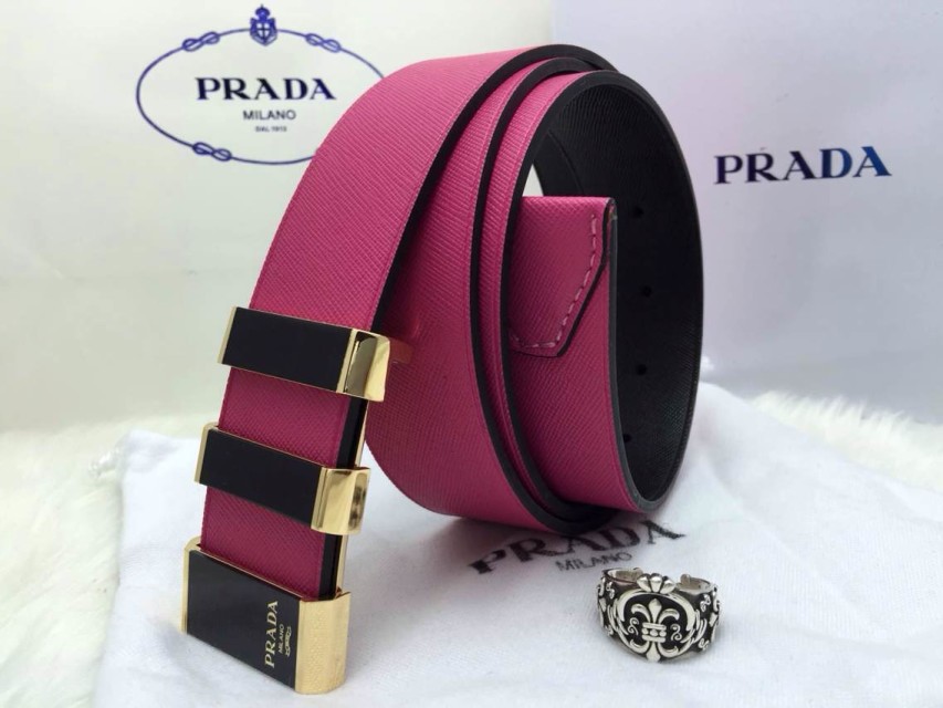 Super Perfect Quality Pada Belts(100% Genuine Leather,steel buckle)-034