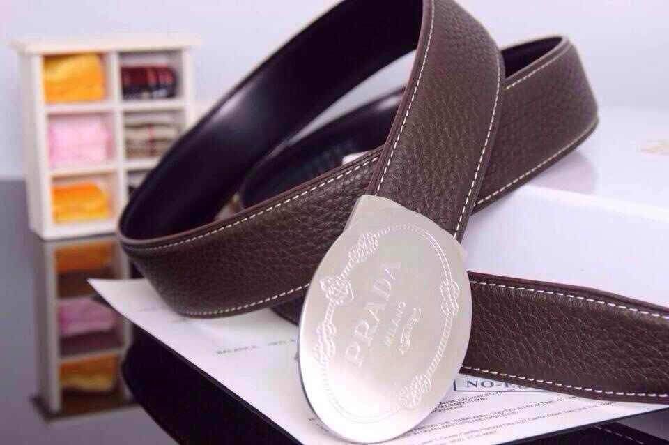 Super Perfect Quality Pada Belts(100% Genuine Leather,steel buckle)-073