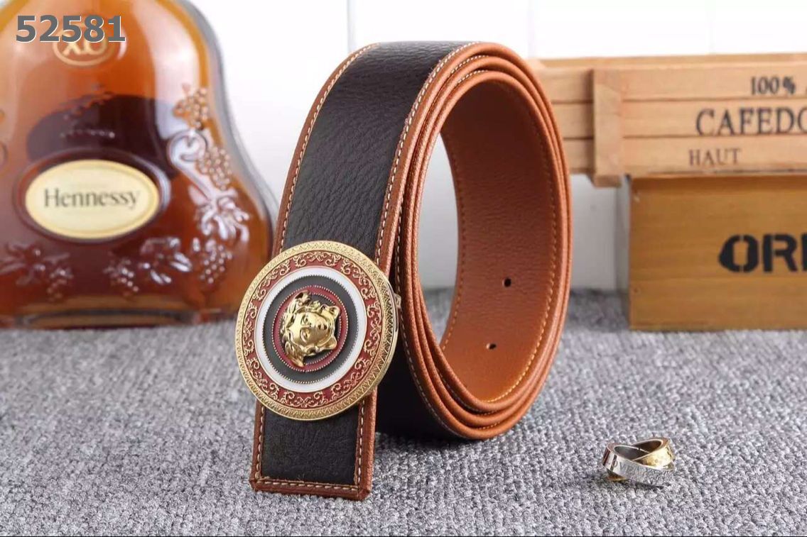 Super Perfect Quality V Belt(100% Genuine Leather,Steel Buckle)-078