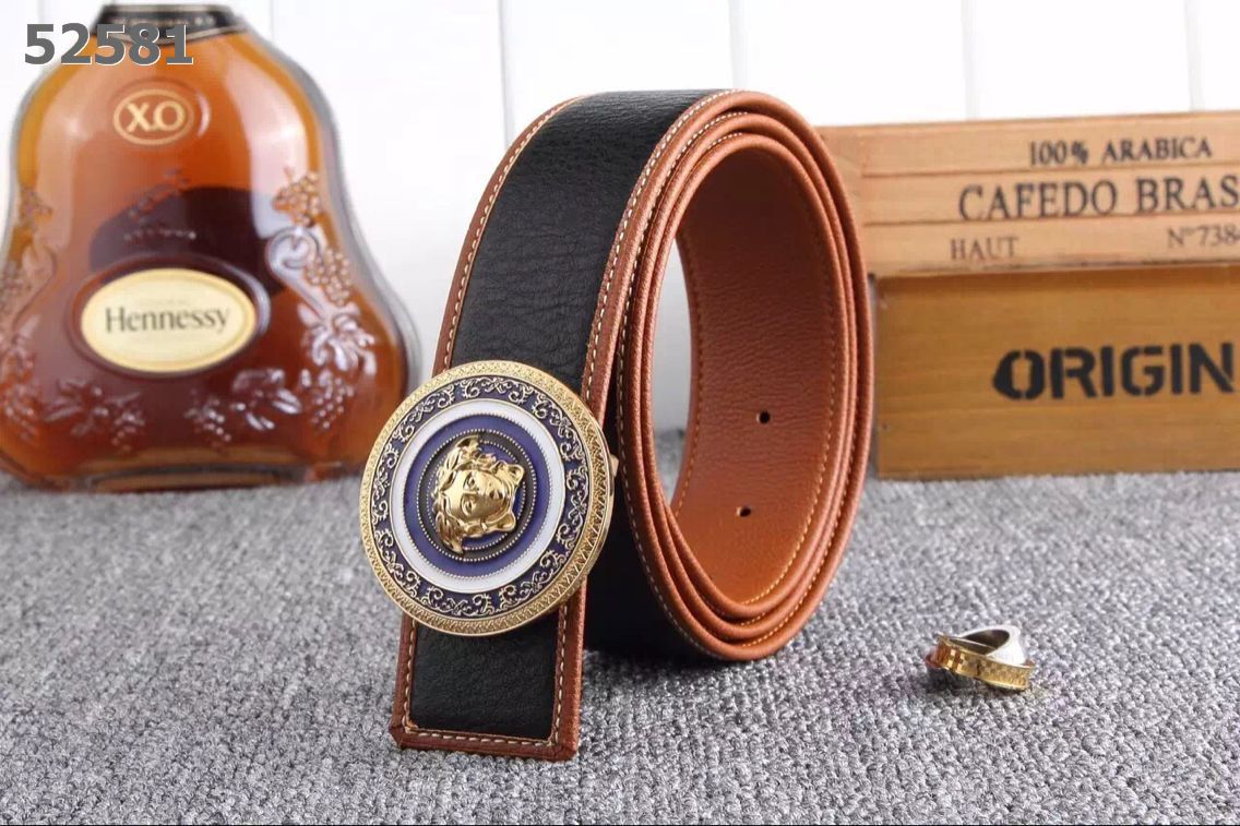 Super Perfect Quality V Belt(100% Genuine Leather,Steel Buckle)-079