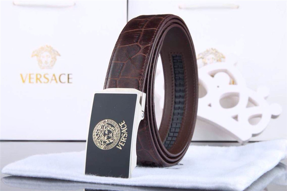 Super Perfect Quality V Belt(100% Genuine Leather,Steel Buckle)-225