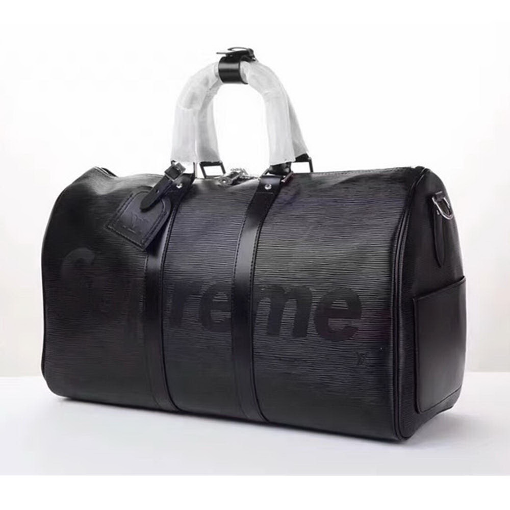 Supreme x LV Luggage Black Bags