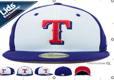 Texas Rangers Fitted Hats-011