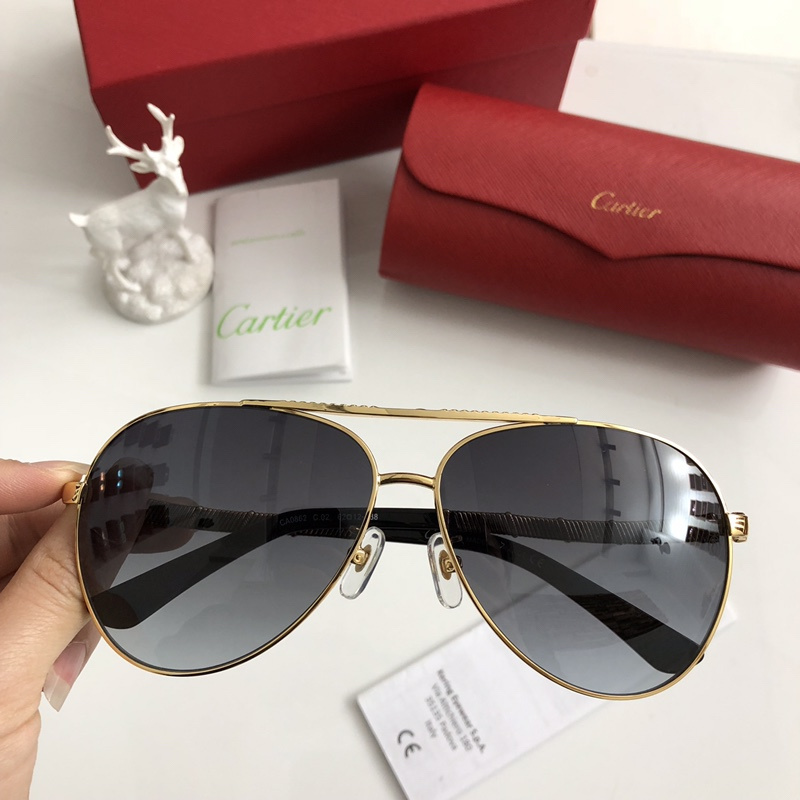 Cartier Sunglasses AAAA-344