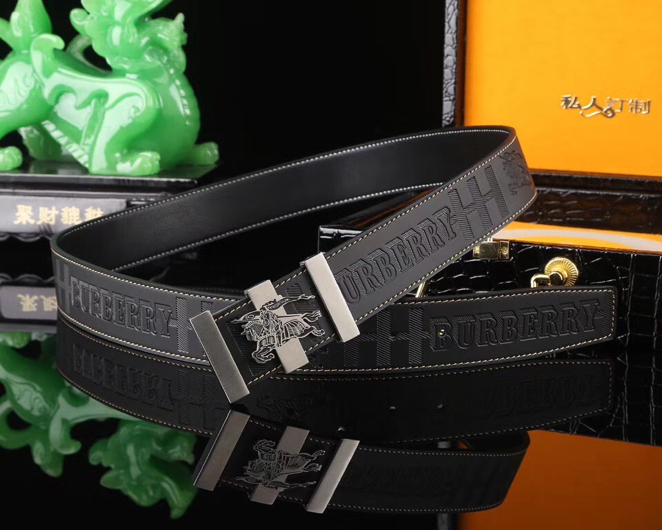 Super Perfect Quality Burberry Belts(100% Genuine Leather,steel buckle)-427